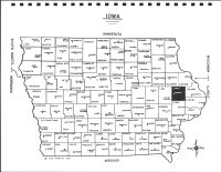 Iowa State Map, Jones County 1988